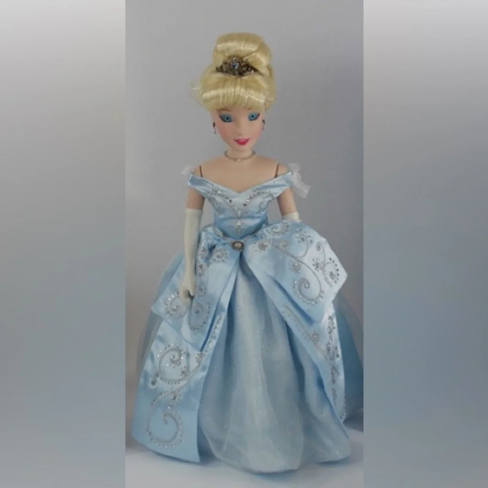 Disney Princess Cinderella The Brass Key Porcelain Keepsake Doll 16 inches
